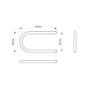 Водяной полотенцесушитель Mixline Simple P 25х50 556312 цвет Хром-2