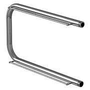 Водяной полотенцесушитель Mixline Simple P 32х60 556315 с полкой цвет Хром