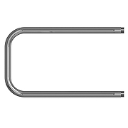 Водяной полотенцесушитель Mixline Simple P 32х60 556315 с полкой цвет Хром-1