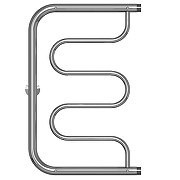 Водяной полотенцесушитель Mixline Simple PM1 60х40 556323 с полкой цвет Хром-1