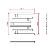 Водяной полотенцесушитель Mixline Simple PM4 50х60 556337 цвет Хром-2