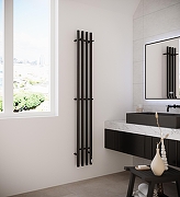 Электрический полотенцесушитель Terminus Кватро 160 4670078574718 цвет Черный матовый-2