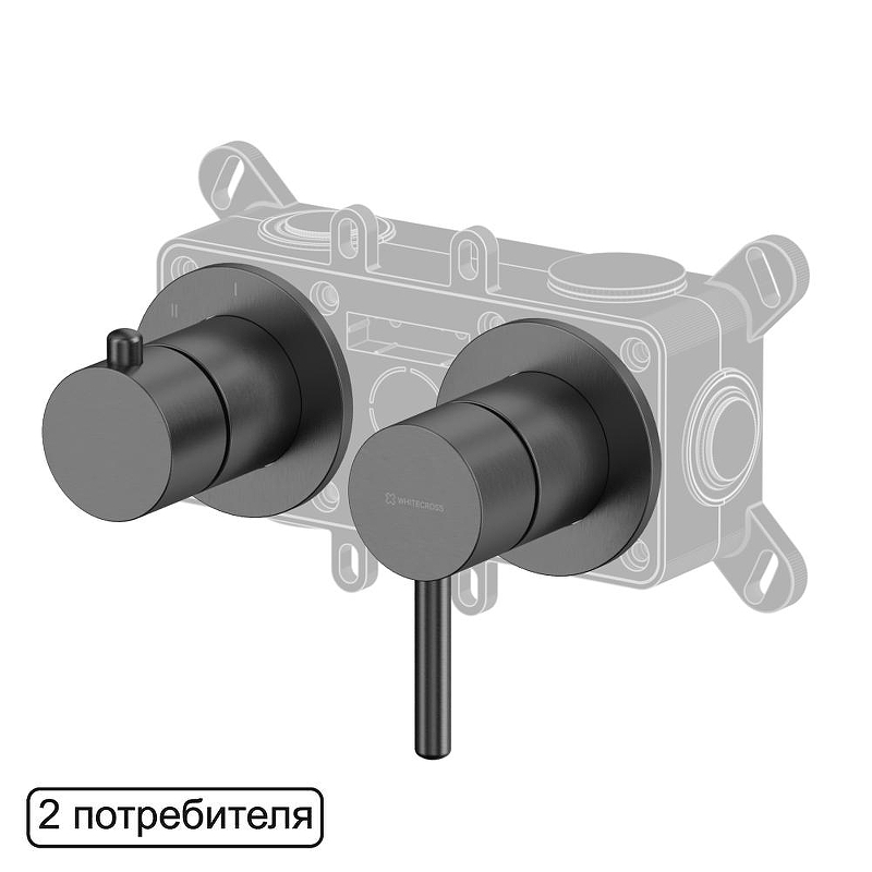 Смеситель для душа Whitecross Y gunmetal Y1242AT 