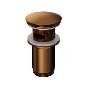 Донный клапан Whitecross Y copper brushed A706CPB click-clack цвет Медь брашированная