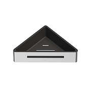 Металлическая полка Whitecross Ergo nickel brushed ER2282NIB угловая цвет Никель брашированный