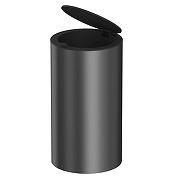Ведро для мусора Whitecross Ergo gunmetal ER2290GM цвет Оружейная сталь-1