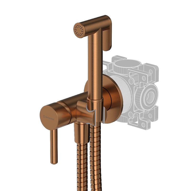 Гигиенический душ со смесителем Whitecross Y copper brushed SYSYBI2CPB 