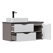 Столешница Equil Smile 100 L stSMILE100.L-07 цвет Серый-2