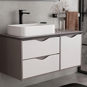 Столешница Equil Smile 100 L stSMILE100.L-07 цвет Серый-3