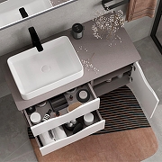 Столешница Equil Smile 100 L stSMILE100.L-07 цвет Серый-4