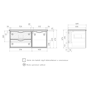 Столешница Equil Smile 100 L stSMILE100.L-07 цвет Серый-5