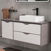 Столешница Equil Smile 120 R stSMILE120.R-07 цвет Серый-2