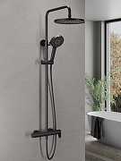Душевая система Agger Sweet A2791244 цвет Черный матовый-1