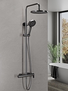 Душевая система Agger Sweet A2791255 цвет Оружейная сталь-1