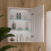 Зеркальный шкаф Equil Corner 60 R szCORNER60.R с подсветкой цвет Белый-6