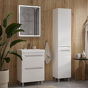 Зеркальный шкаф Equil Corner 60 R szCORNER60.R с подсветкой цвет Белый-7