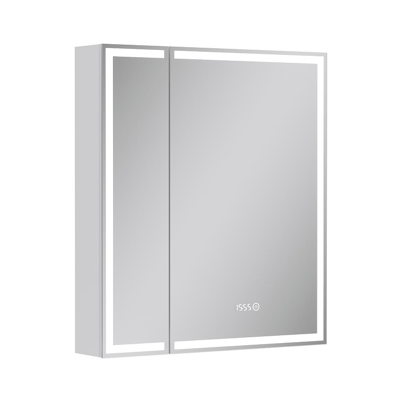 Зеркальный шкаф Equil Corner 70 szCORNER70 с подсветкой 