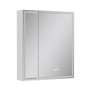 Зеркальный шкаф Equil Corner 70 szCORNER70 с подсветкой цвет Белый-1