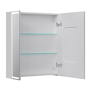 Зеркальный шкаф Equil Corner 70 szCORNER70 с подсветкой цвет Белый-2