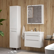 Зеркальный шкаф Equil Corner 70 szCORNER70 с подсветкой цвет Белый-7