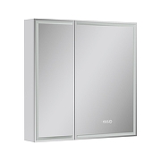 Зеркальный шкаф Equil Corner 80 szCORNER80 с подсветкой цвет Белый-1