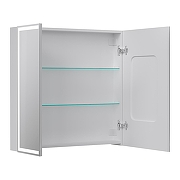 Зеркальный шкаф Equil Corner 80 szCORNER80 с подсветкой цвет Белый-2