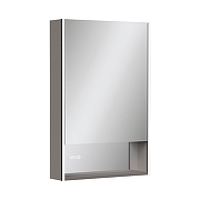Зеркальный шкаф Equil Ferro 60 R zsFERRO60.R с подсветкой цвет Лен анрацит