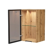 Шкаф пенал Equil Strong 36 mpSTRONG36.R/L-36 подвесной с подсветкой цвет Дуб эвок-1