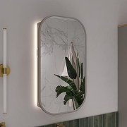 Зеркальный шкаф Equil Desert 45 szDSRT.LED45.R/L-25 с подсветкой цвет Амарок-2