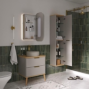 Зеркальный шкаф Equil Desert 45 szDSRT.LED45.R/L-25 с подсветкой цвет Амарок-6