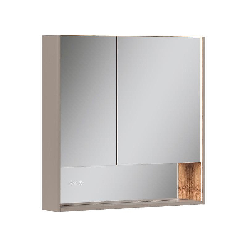 Зеркальный шкаф Equil Gleam 80 szGLEAM.LED.80.2D-25 с подсветкой 