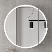 Зеркальный шкаф Equil Smile 80 szSMILE.8600 с подсветкой цвет Графит софт-2