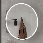 Зеркальный шкаф Equil Smile 80 szSMILE.8600 с подсветкой цвет Графит софт-3
