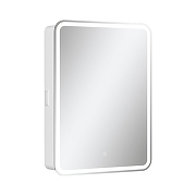 Зеркальный шкаф Equil Soldi 55 R szSOLDI55.R с подсветкой цвет Белый софт