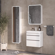 Зеркальный шкаф Equil Soldi 60 R szSOLDI60.R с подсветкой цвет Белый софт-6