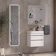 Зеркальный шкаф Equil Soldi 60 R szSOLDI60.R с подсветкой цвет Белый софт-7