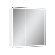 Зеркальный шкаф Equil Soldi 80 szSOLDI80 с подсветкой цвет Белый софт