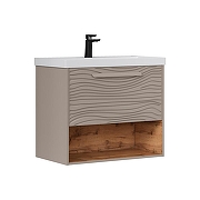 Тумба под раковину Equil Gleam 80 tpGLEAM80.1Y.N-25 подвесная цвет Амарок Дуб вотан