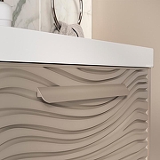 Тумба под раковину Equil Gleam 80 tpGLEAM80.1Y.N-25 подвесная цвет Амарок Дуб вотан-7