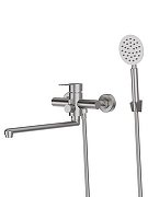 Смеситель для ванны Agger Zest A0721133 универсальный цвет Никель