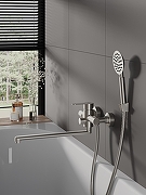 Смеситель для ванны Agger Zest A0721133 универсальный цвет Никель-1