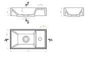 Мини-раковина Stella Polar Бриз 40 SP-00001650 цвет Белый-2