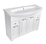 Тумба под раковину Stella Polar Кармела 105 SP-00001149 цвет Ольха белая-4