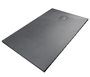 Душевой поддон из искусственного камня Starohome Cosmo 90x90 31238390 цвет Черный матовый-1