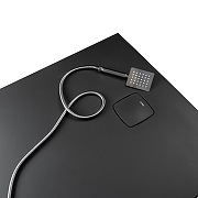 Душевой поддон из искусственного камня Starohome Cosmo 90x90 31238390 цвет Черный матовый-2