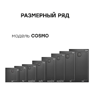 Душевой поддон из искусственного камня Starohome Cosmo 90x90 31238390 цвет Черный матовый-7