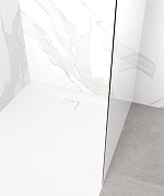 Душевой поддон из искусственного камня Starohome Cosmo 90x90 71345525 цвет Белый матовый-4