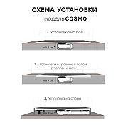 Душевой поддон из искусственного камня Starohome Cosmo 100x100 94612225 цвет Серый матовый-5