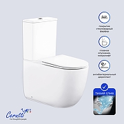 Унитаз компакт Ceruttispa Mirko CT11090 цвет Белый с сиденьем Микролифт-2