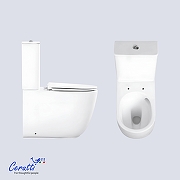 Унитаз компакт Ceruttispa Mirko CT11090 цвет Белый с сиденьем Микролифт-3